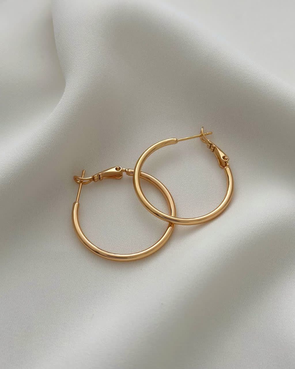 گوشواره ژوپینگ با قطر 3 سانت کد 1694 - خرید آنلاین از گالری آداس